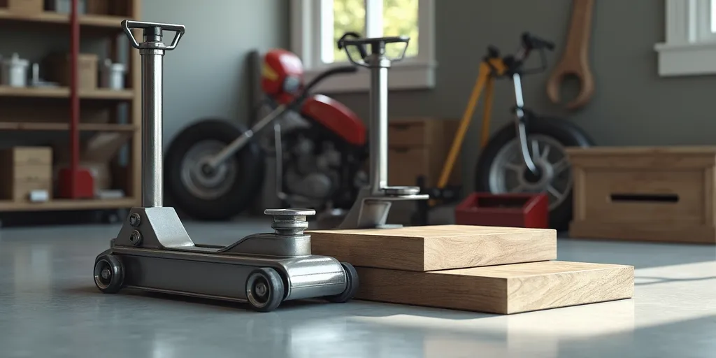 What are alternative methods to lift a golf cart without a kit?