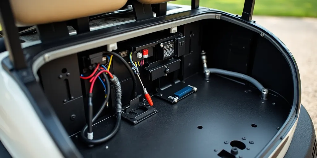 How To Install An On-Board Charger In A Golf Cart? 2 Where should you mount the on-board charger in a golf cart?